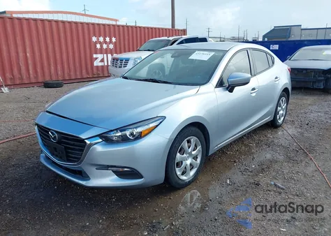 2018 Mazda Mazda3 Sport z USA, uszkodzony, nr VIN 3MZBN1U72JM197661